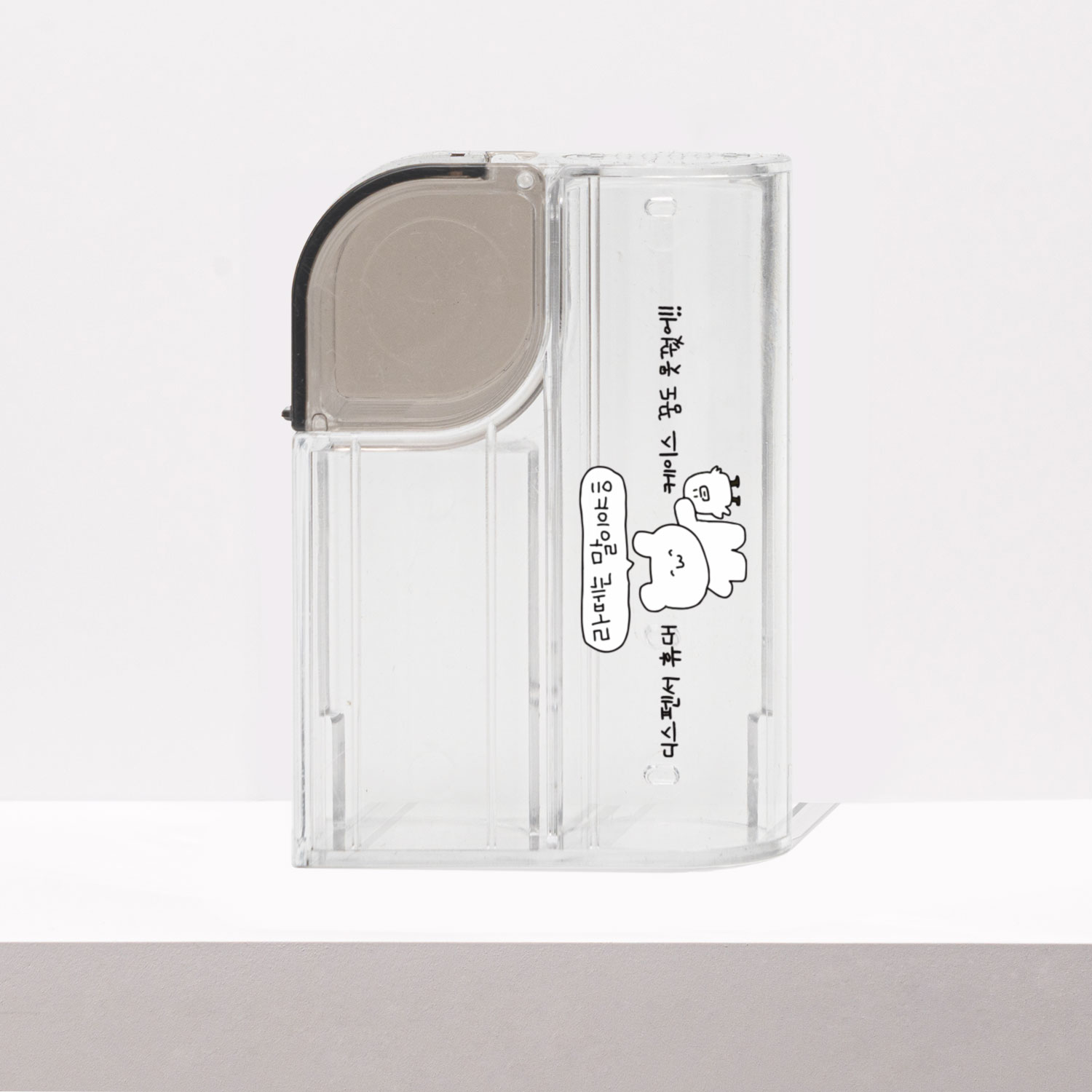 특허 1W 보관 라떼 티슈 케이스 간편 디스펜서 압축 무방부제 코인 티슈