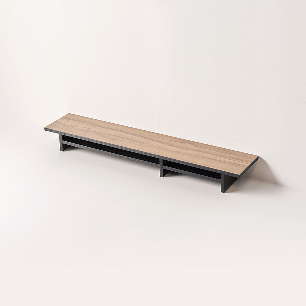 리센트 듀얼라인 모니터 받침대 1200 선반형