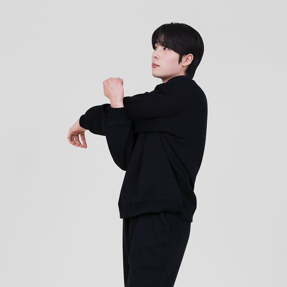 특양면 기모 오버핏 맨투맨 밴딩 팬츠 트레이닝 셋업 이미지 7