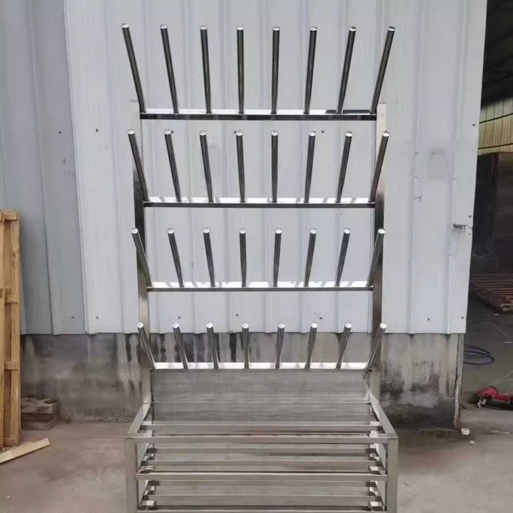 작업화 거치대 장화 부츠 건조용 양식장 현장용 랙 100x38x170cm 16켤레 - 상세 이미지 2