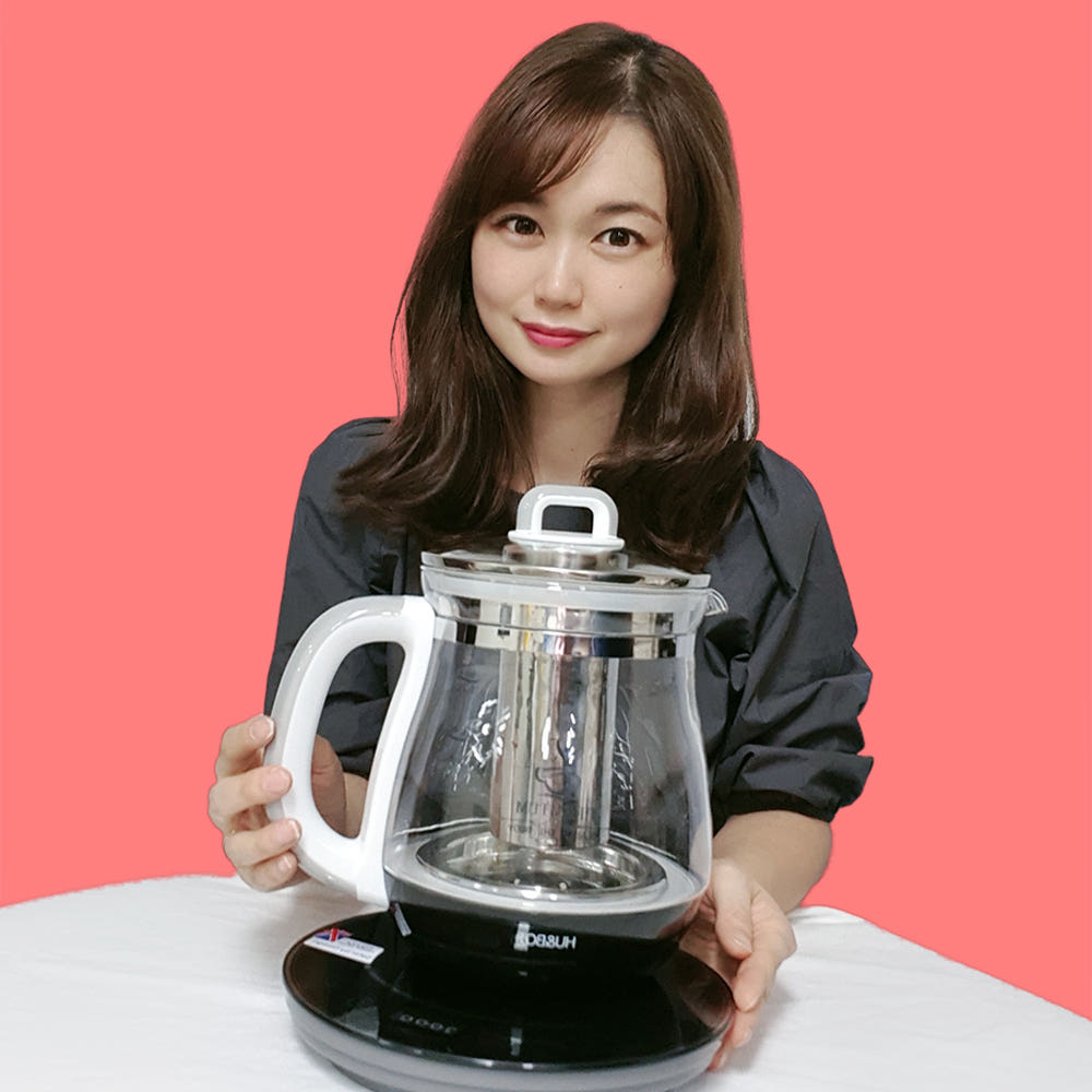 휴앤봇 전기 티포트 1.7L 주전자 유리 분유 차탕기 티메이커 커피 이미지 7