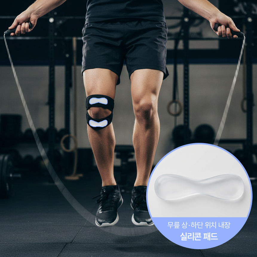 스케쳐스 무릎 보호대 퍼포먼스 듀얼형 연골 관절 파텔라 슬개골 슬개건 러닝 등산 - 상세 이미지 4