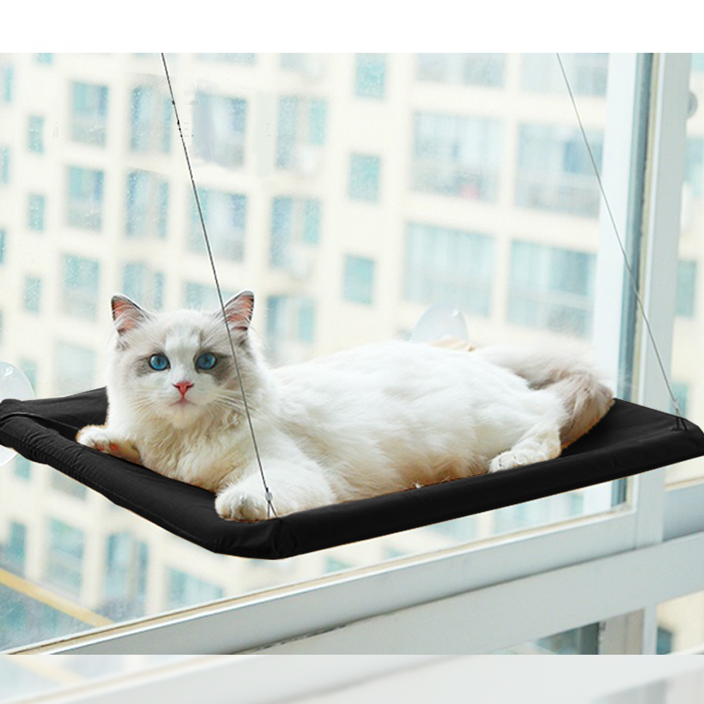펫츄츄 고양이 창문 해먹 윈도우 창틀 침대 유리 쿠션 창문해먹 흡착 창가 - 상품 이미지