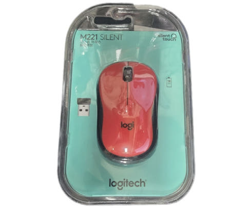 로지텍 로지텍(정품) M221 무소음 무선 마우스 (레드)