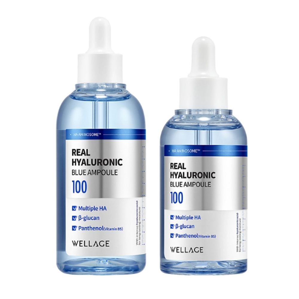 웰라쥬 앰플 리얼 히알루로닉 블루 세럼 100ml + 60ml(160ml)코스트코 - 상품 이미지