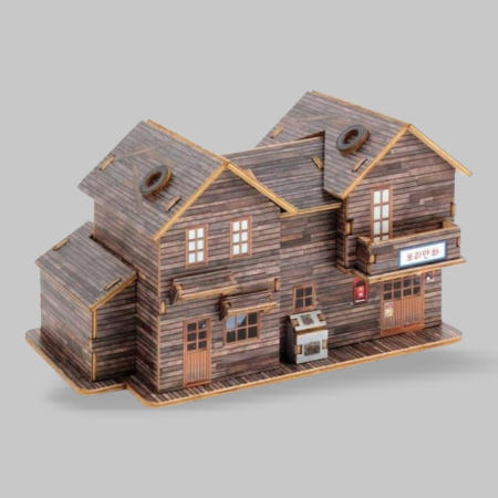 비즈니스마켓협력사 전통 공간 체험용 목재 조립 미니 청계천 판잣집 만들기 키트