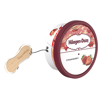 아우라플로 갤럭시 버즈3 버즈3프로 버즈3 FE 하겐다즈 케이스 딸기 이미지 2