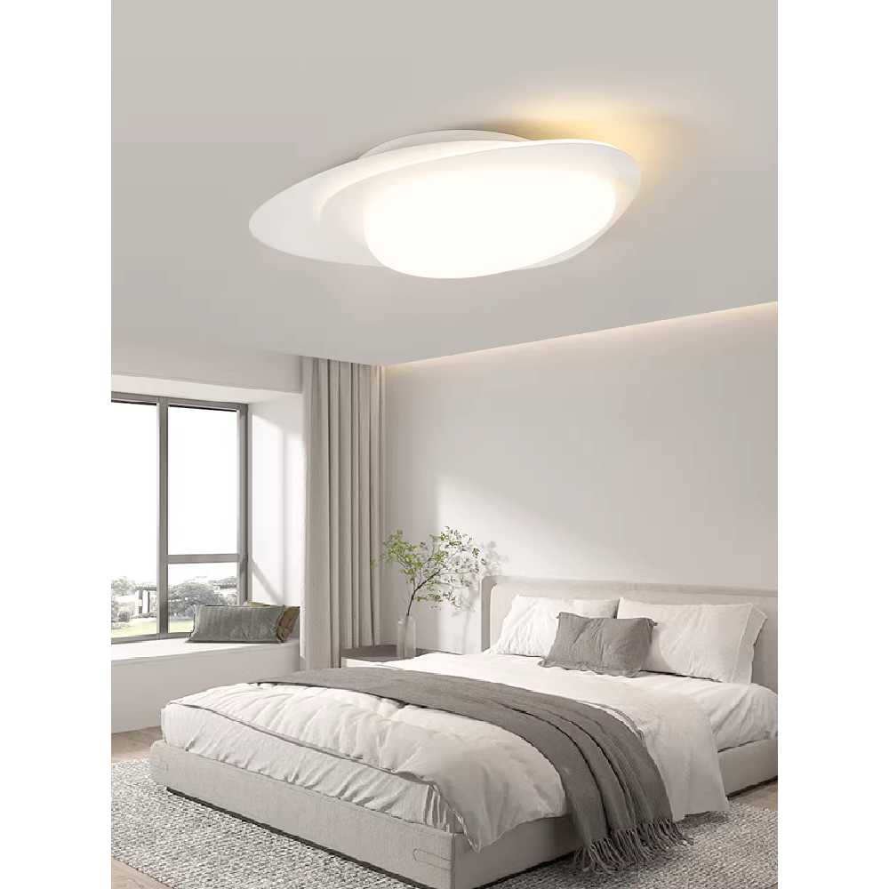 타원형 LED 천정등 거실 램프 서클 천장조명 카페 빛 화이트 - 상세 이미지 5