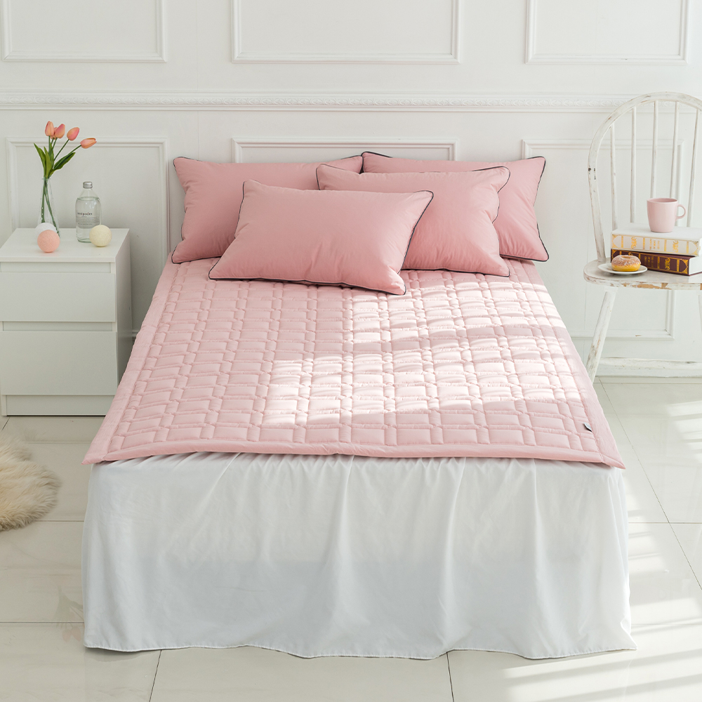 아르떼베딩 꼬마제리 고밀도 60수 순면 항균 알러지케어 고정밴드 침대 패드 SS