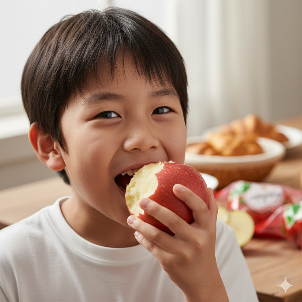 세척사과 부사 고당도 꿀사과 껍질째먹는 가정용 중소과 이미지 6