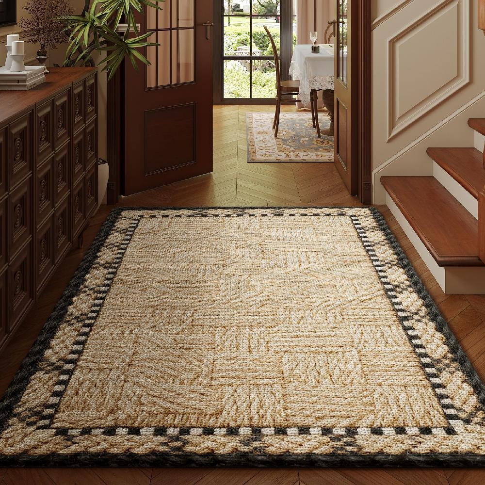 프렌치 현관 발매트 대형 거실 바닥 카펫 러그 A 60x90cm