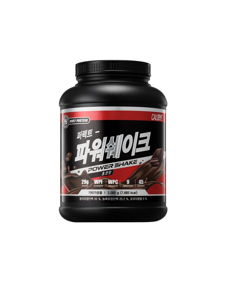 퍼펙트파워쉐이크 2000g 유청단백질 헬스보충제 프로틴 파우더 초코맛 제품 이미지