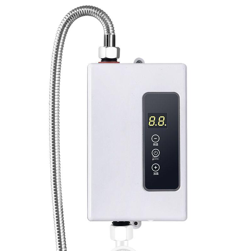가정용 미니 전기 즉열식 소형 샤워기 빠른 가열 온수 항온 항온지능형수동 3500W - 상세 이미지 4