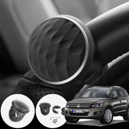 [자체제작]폭스바겐 티구안 1세대 2.0TDI (CBA)(~17) 자동차 360도 다이아 자유회전 핸들봉 블랙실버 1개