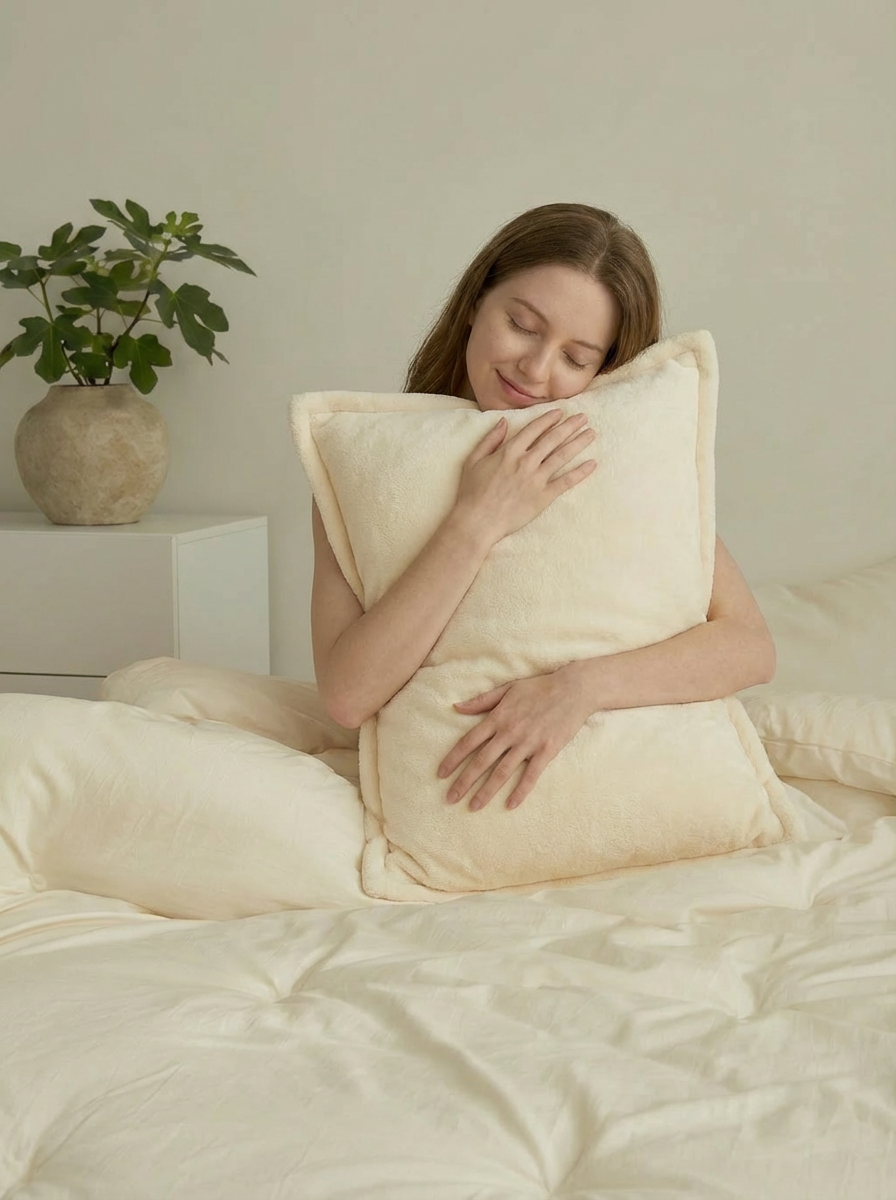 포니홈 극세사 베개커버 5070 호텔 자루형 겨울 베겟 덮개 여행용