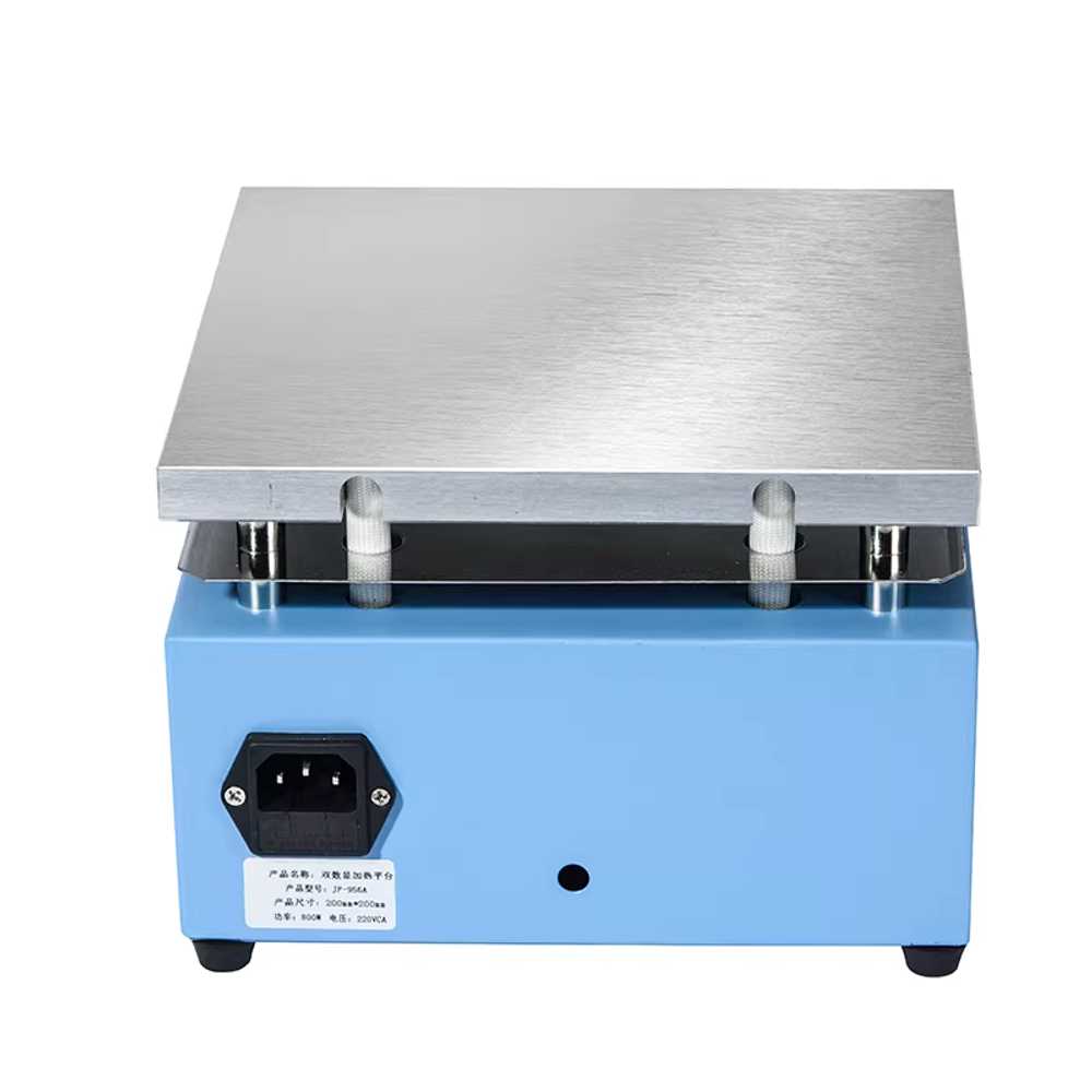 PCB 핫플레이트 미니 전열판 SMD 기판 부품 수리 가열 20cm 800W - 상세 이미지 4