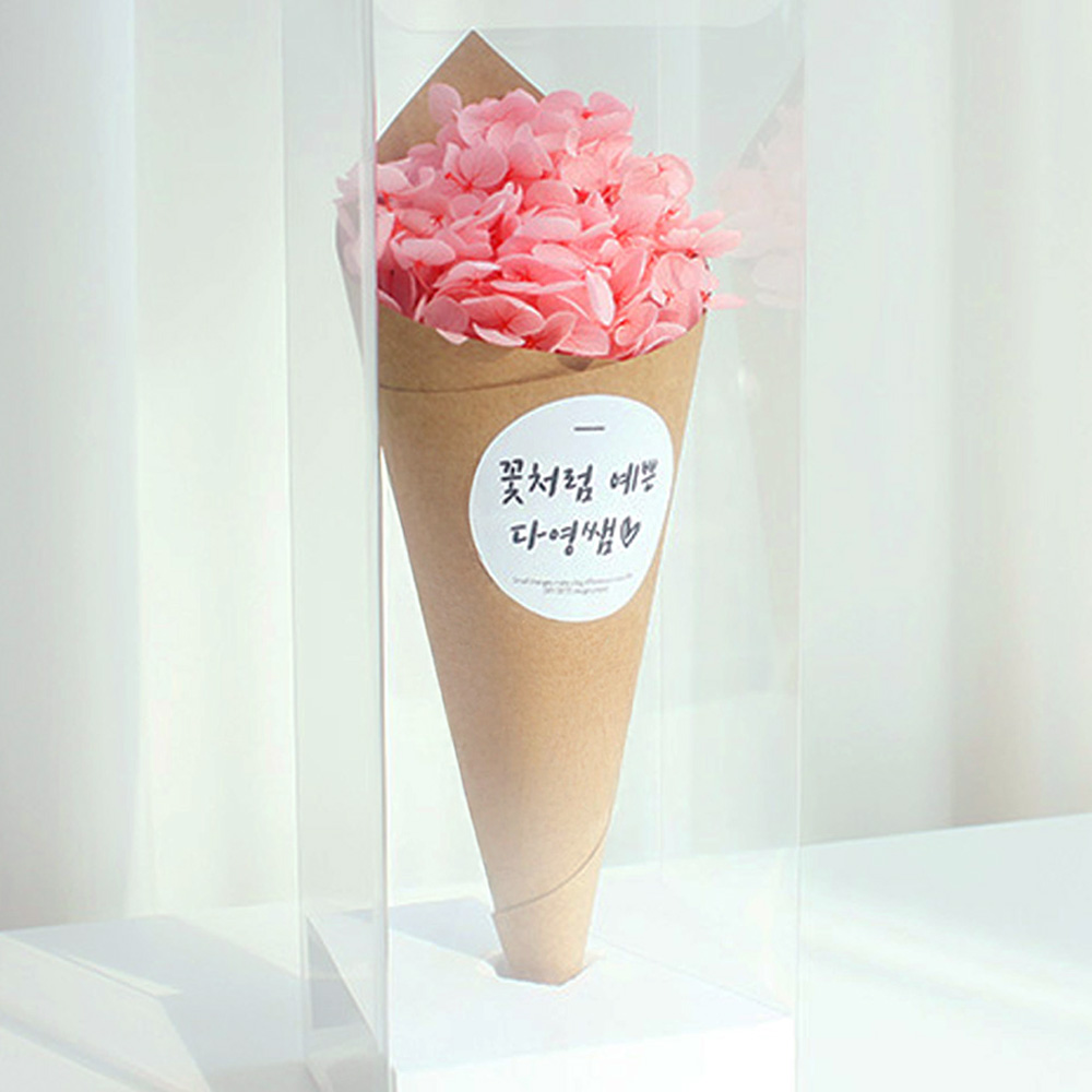 프리저브드 수국 미니꽃다발 드라이플라워 졸업식 선생님 선물