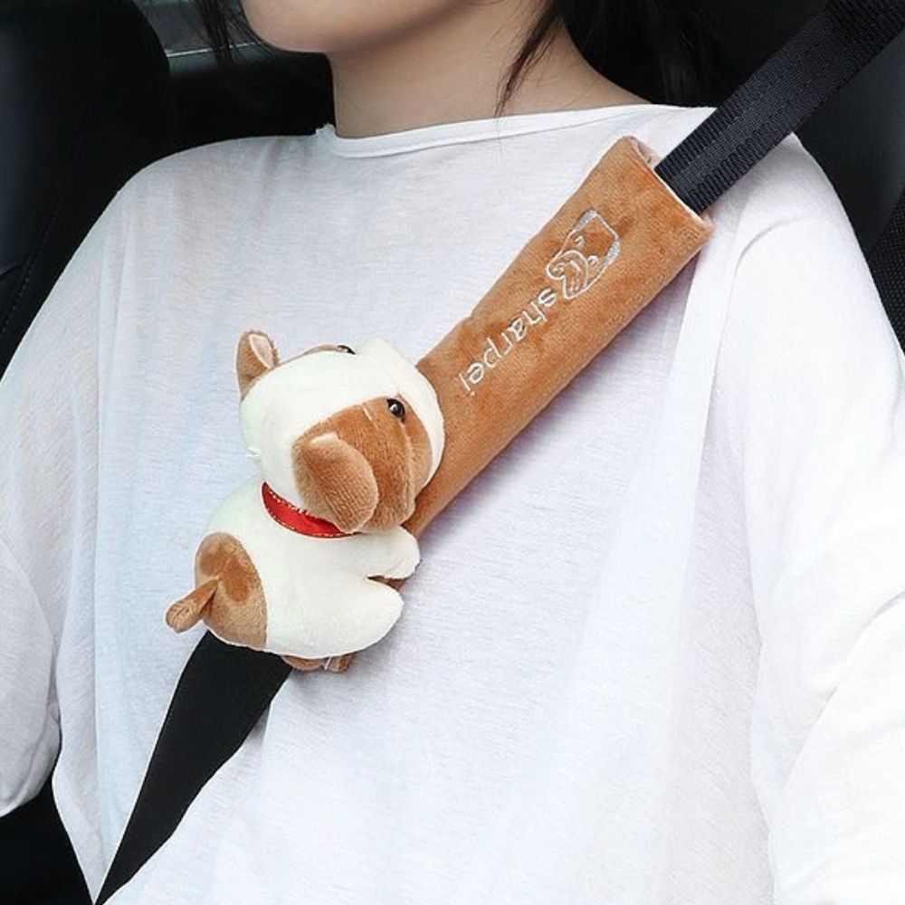 안전벨트 커버 자동차 인테리어 강아지 고양이 패드