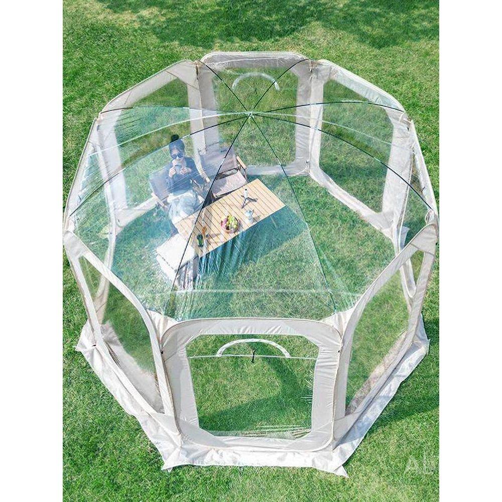 원터치 쉘터 동계 텐트 PVC 투명 돔 대형 3x3x2m - 상세 이미지 3