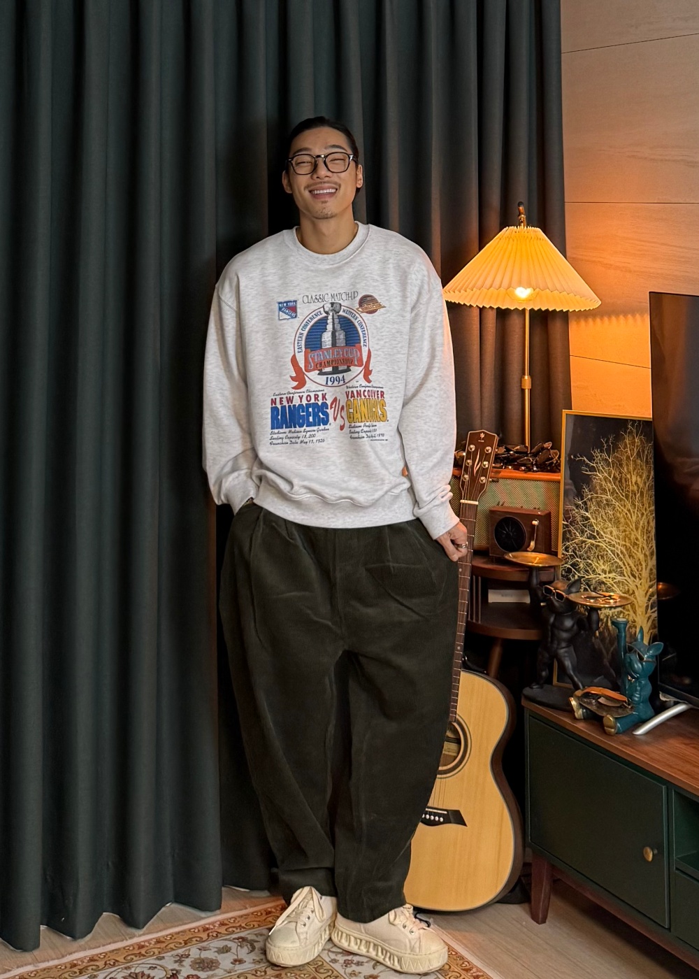 INKKI 투턱 벌룬 코듀로이 테이퍼드 팬츠 3COLOR 제품 이미지