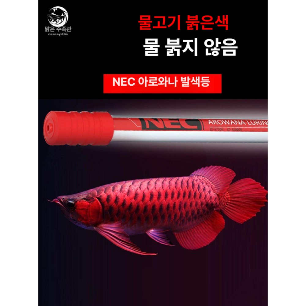 드래곤피쉬 전용 수중 LED 램프 금용 어항 NECA NEC 전문 유인등 30W 98cm A - 상품 이미지
