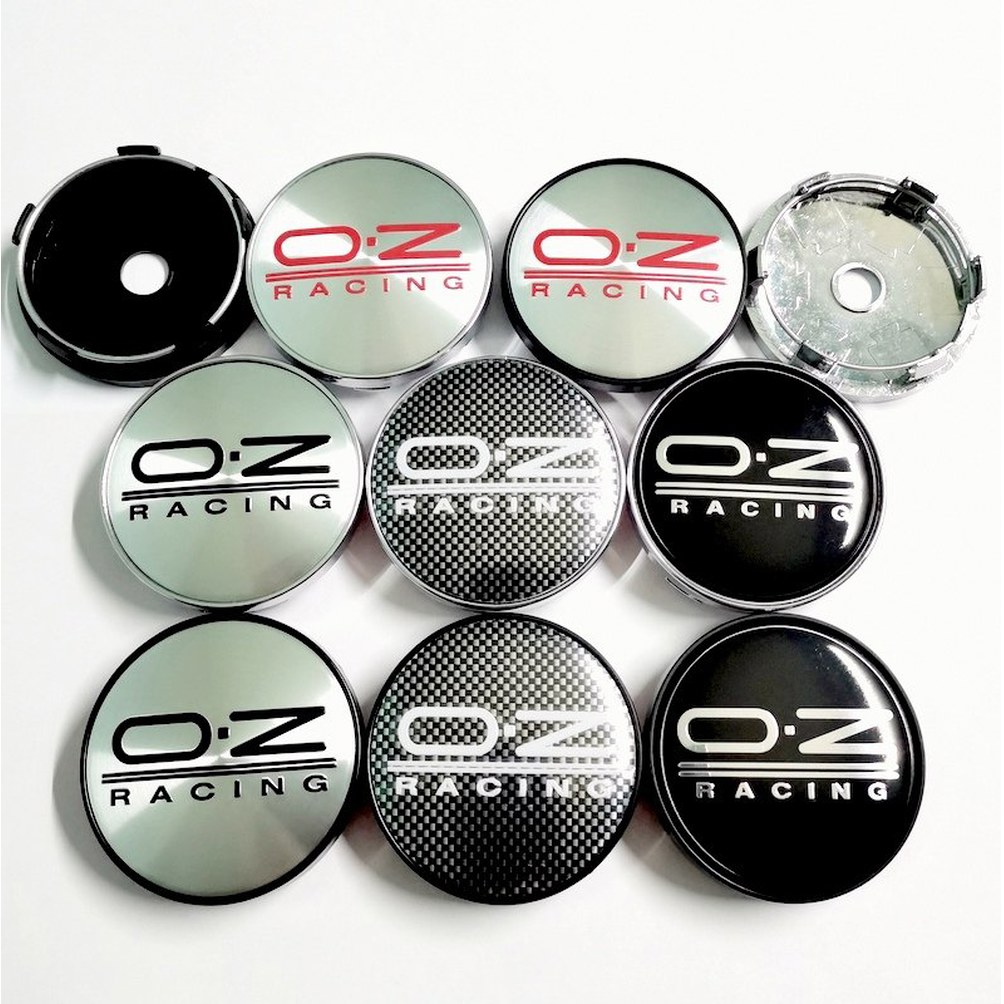 SSR 차량 54MM 엠블럼 커버용 60 58MM OZ 교체 휠캡 허브 검은색 바탕에 검은색 라벨 1개 - 상세 이미지 3