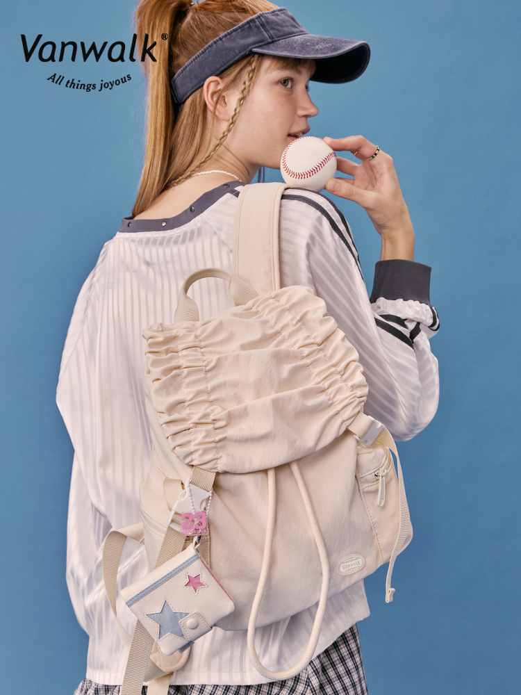 [반워크] 레이스 미니 백팩 여성 미니 디자이너 브랜드 대학생 가방 데일리 보부상 3color