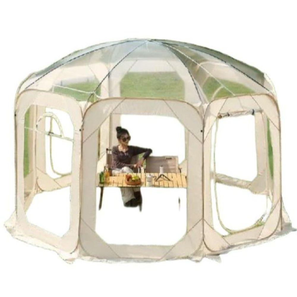원터치 쉘터 동계 텐트 PVC 투명 돔 대형 3x3x2m - 상품 이미지