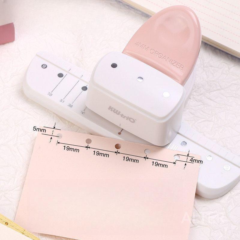 제본 펀칭기 전공책 a8 홀 페이퍼 싱글 펀처 사이즈 공예 3 핑크 4mm 구멍 - 상세 이미지 3