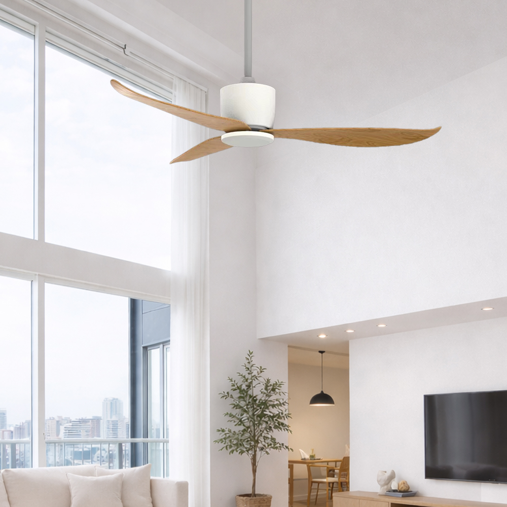 에어룩스 스마트 실링팬 LED 거실조명 선풍기 V2 113cm, 우드 이미지 6