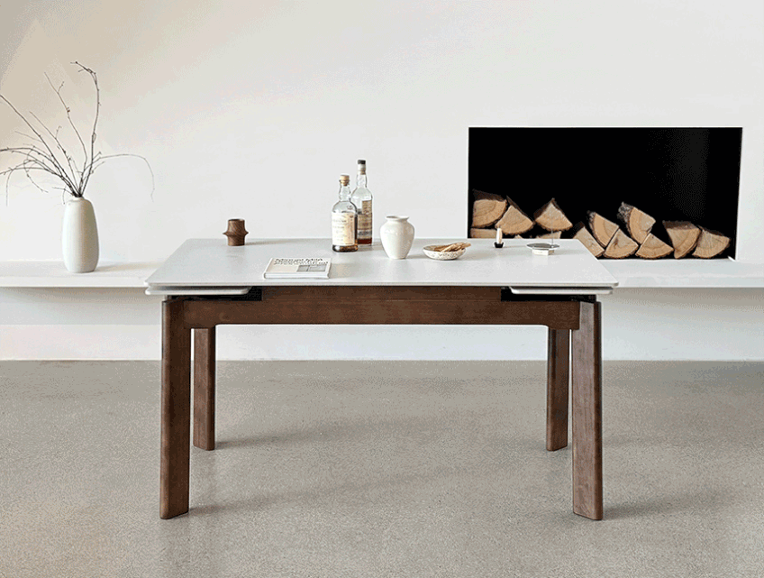 더블더블 확장형 세라믹 식탁 테이블 직사각형 화이트 4인용 6인용 8인용 1400 2000 판매처 상세 정보 이미지 1