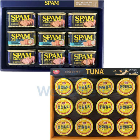 스팸참치선물세트 CJ스팸 8K호 + 동원참치 S12호 베스트 혼합구성 명절선물 기업대량