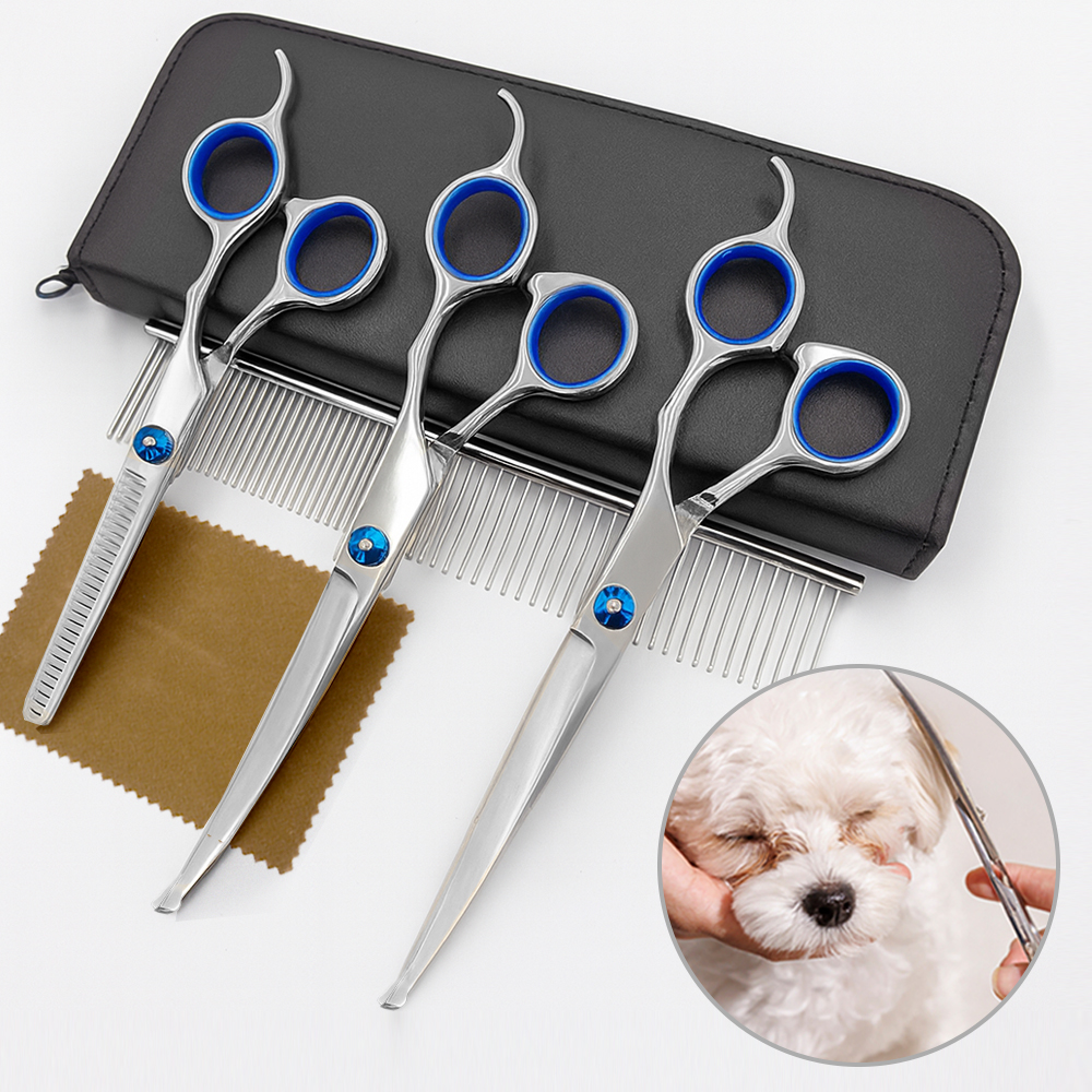 애견미용가위세트 전문가용 반려동물 절삭력좋은가위 털관리
