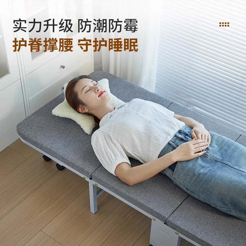 손님용 침대 사무실 탄탄한 접히는 경비실 좁은방 소형 / 4단 접이식 - 상세 이미지 2