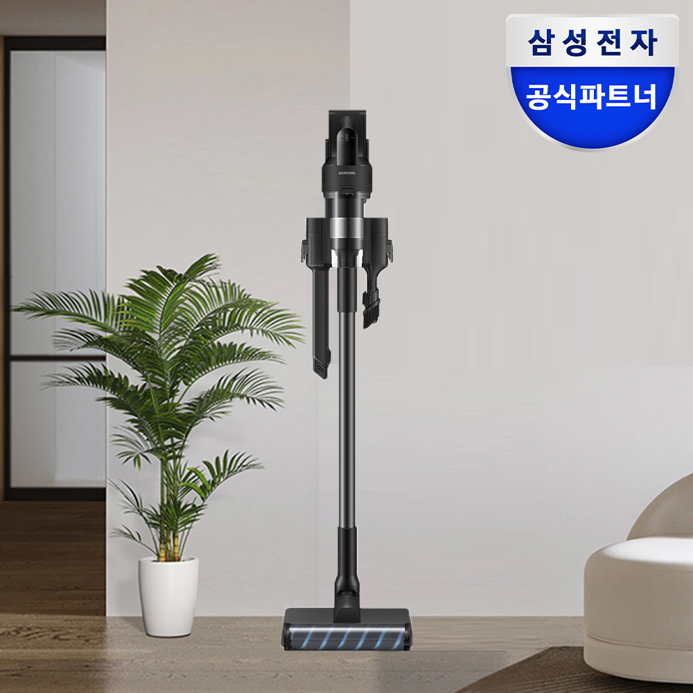 삼성전자 제트핏 VS70H18GZK 새틴블랙 180W 무선청소기 스탠딩 거치대 원룸 경량 제품 이미지