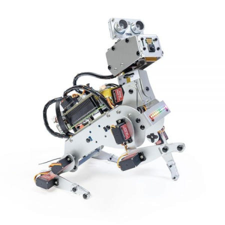 SunFounder [해외]SunFounder PiDog AI 로봇 강아지 키트, 라즈베리 파이 5/4/3B+/제로 2W, LLMs ChatGPT-4o/Gemini/Grok, 음성 및 비디오 인식,