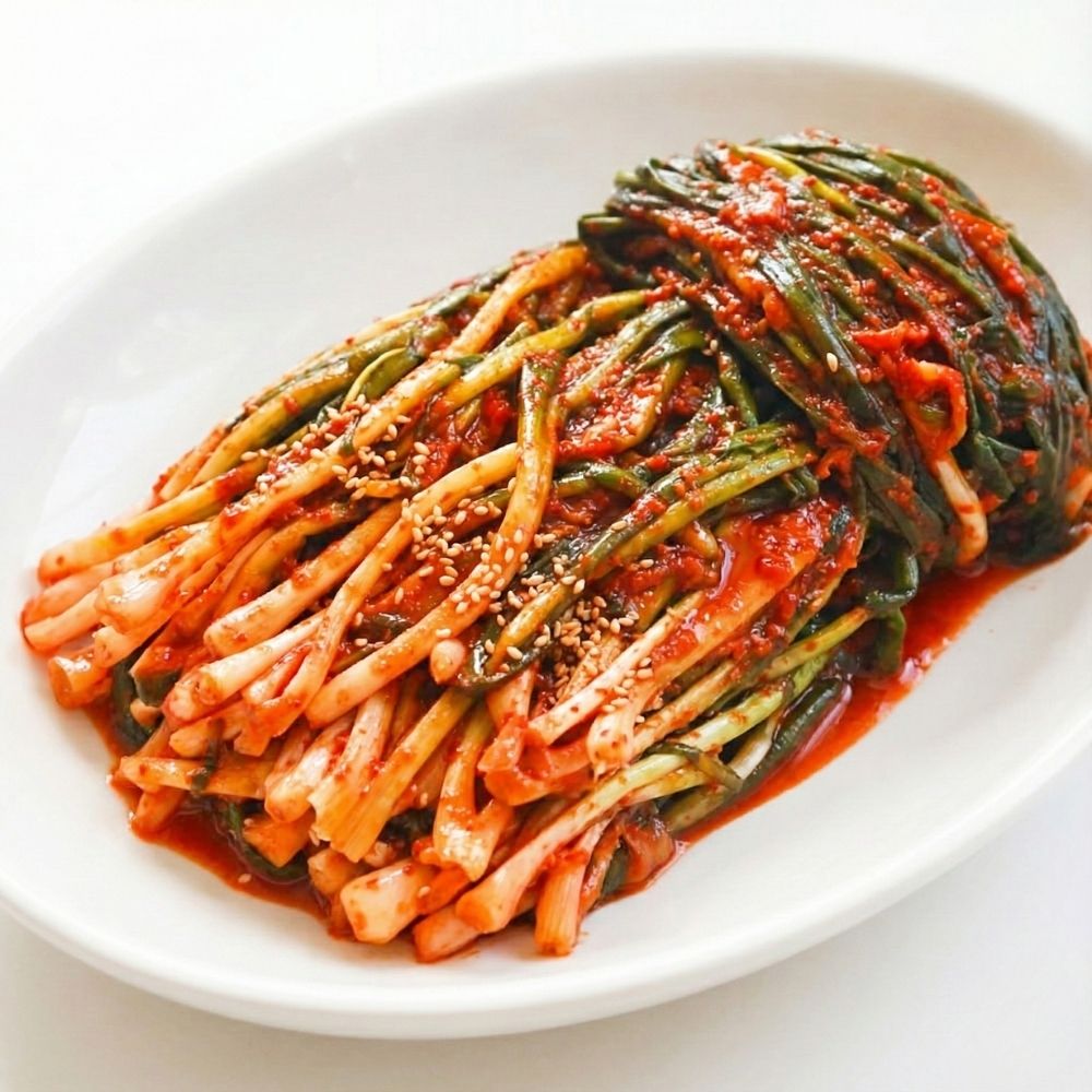 전라도파김치 쪽파김치 여수 반찬 레시피 양념 쪽파반찬 담그는법 1kg - 상품 이미지