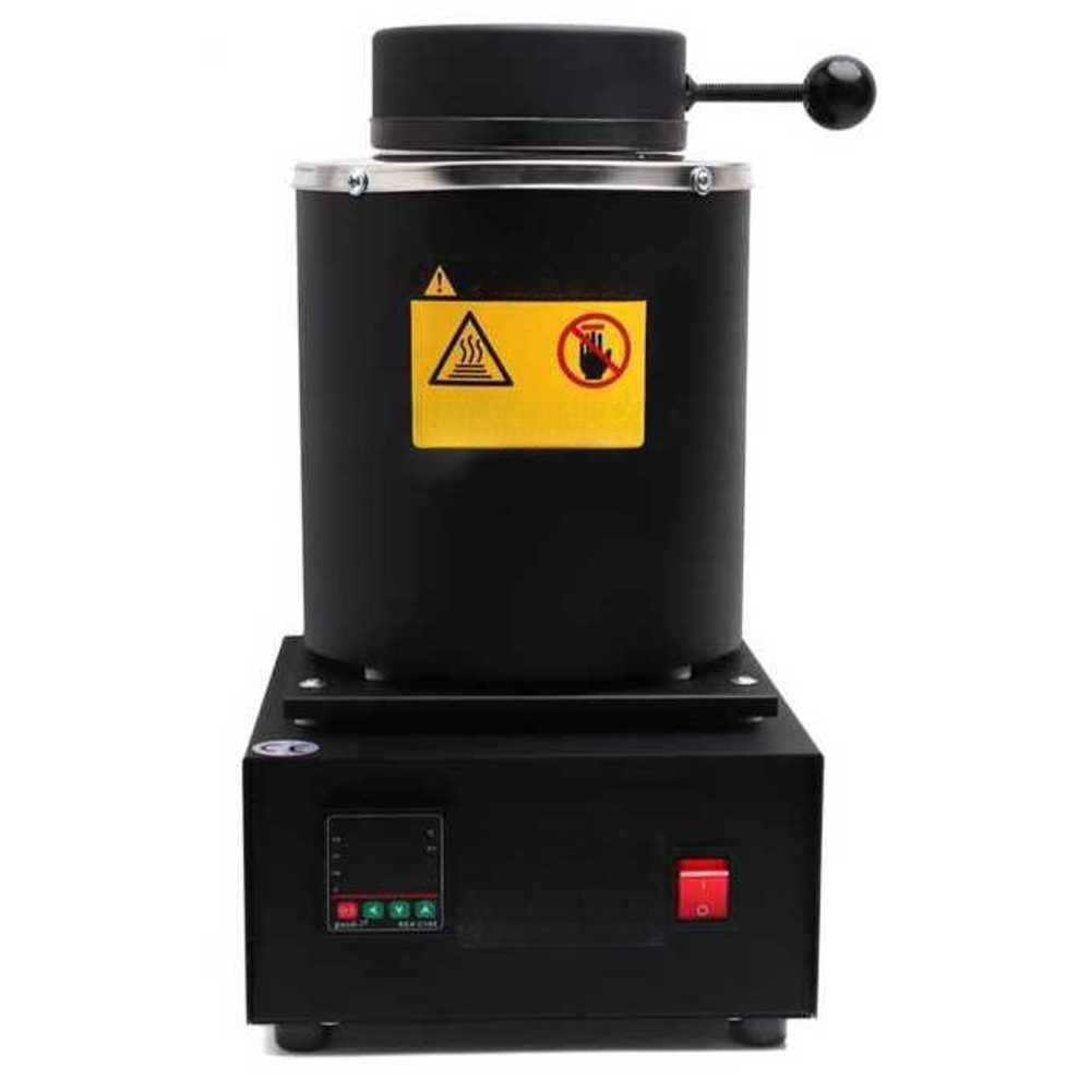 전기 용광로 주물 도가니 흑연 가열기 은 금속 구리 1kg 220V - 상품 이미지
