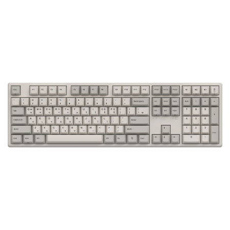 앱코 블루투스 유무선겸용 일반형 키보드, 무접점, KN30BT(아이보리)