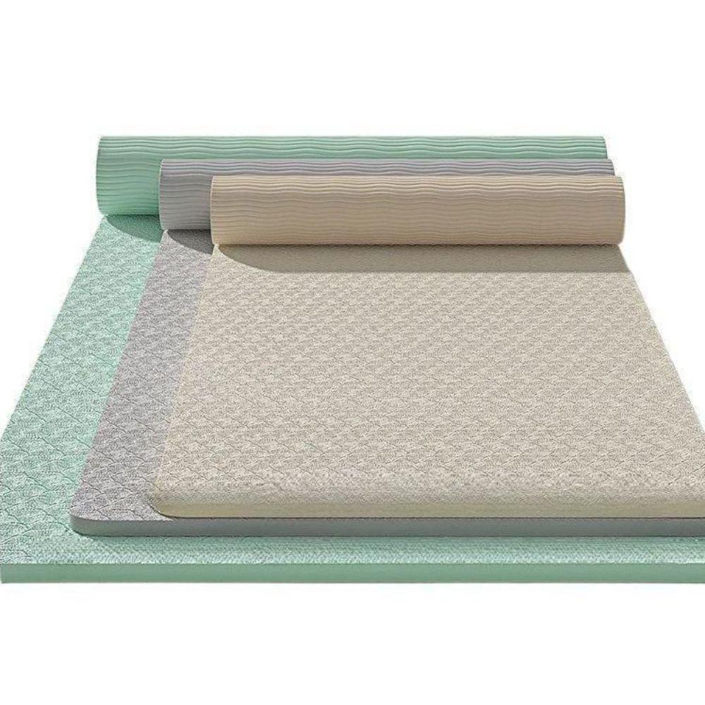 초대형 요가매트 빅사이즈 매트 방음 강사용 화이트 195x138CM+끈 증정 8mm - 상세 이미지 2