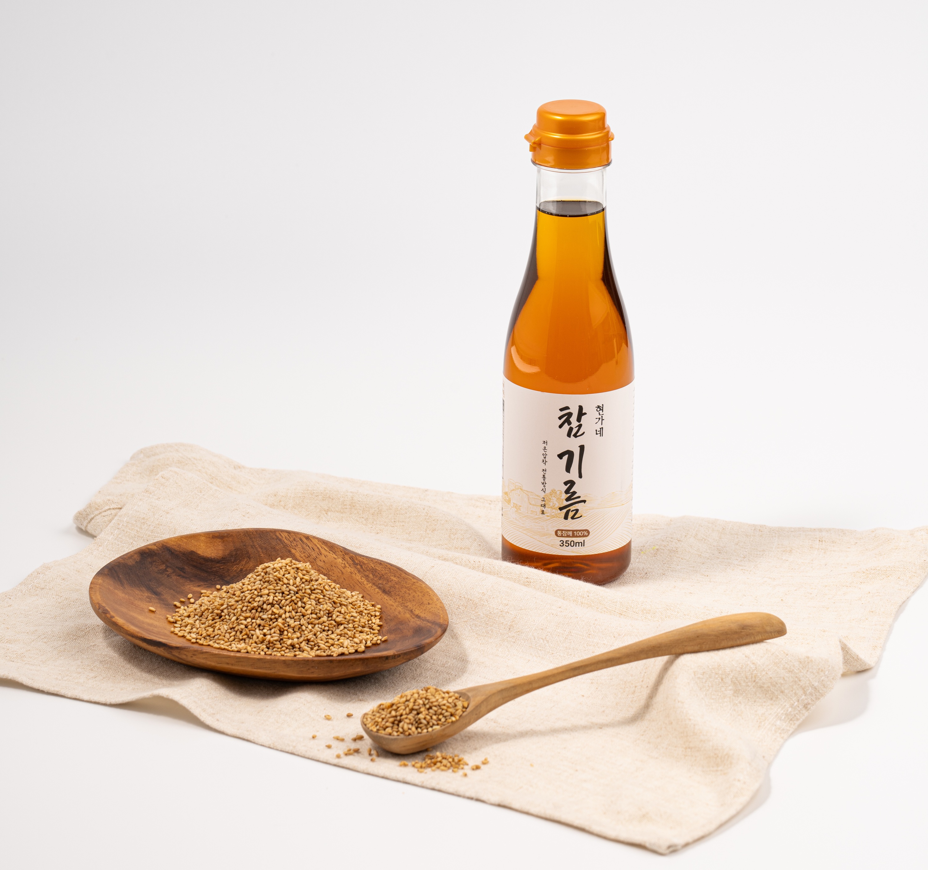 현가네 100% 통참깨 저온압착 참기름 350ml, 3개 - 상세 이미지 3