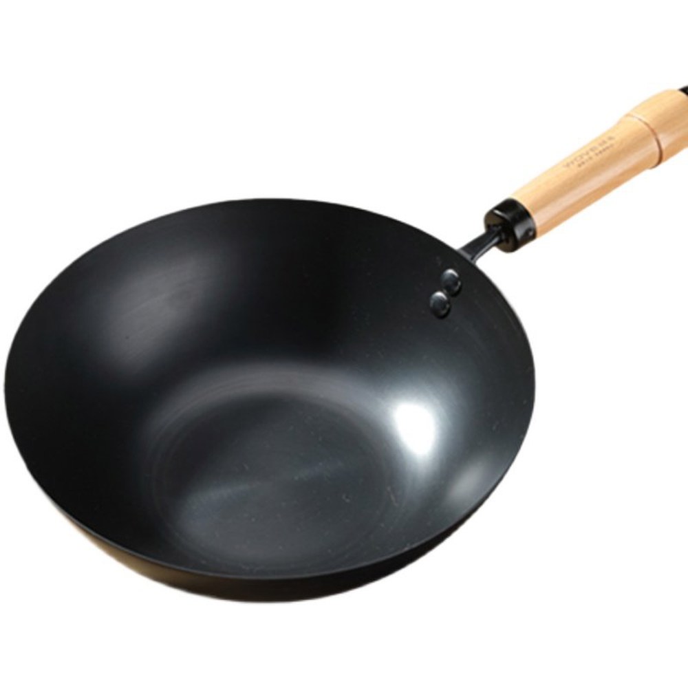 구경 26cm 철팬 키와메웍 없음 캡 후라이팬 볶음 26cm 구경 캡 없음 - 상품 이미지
