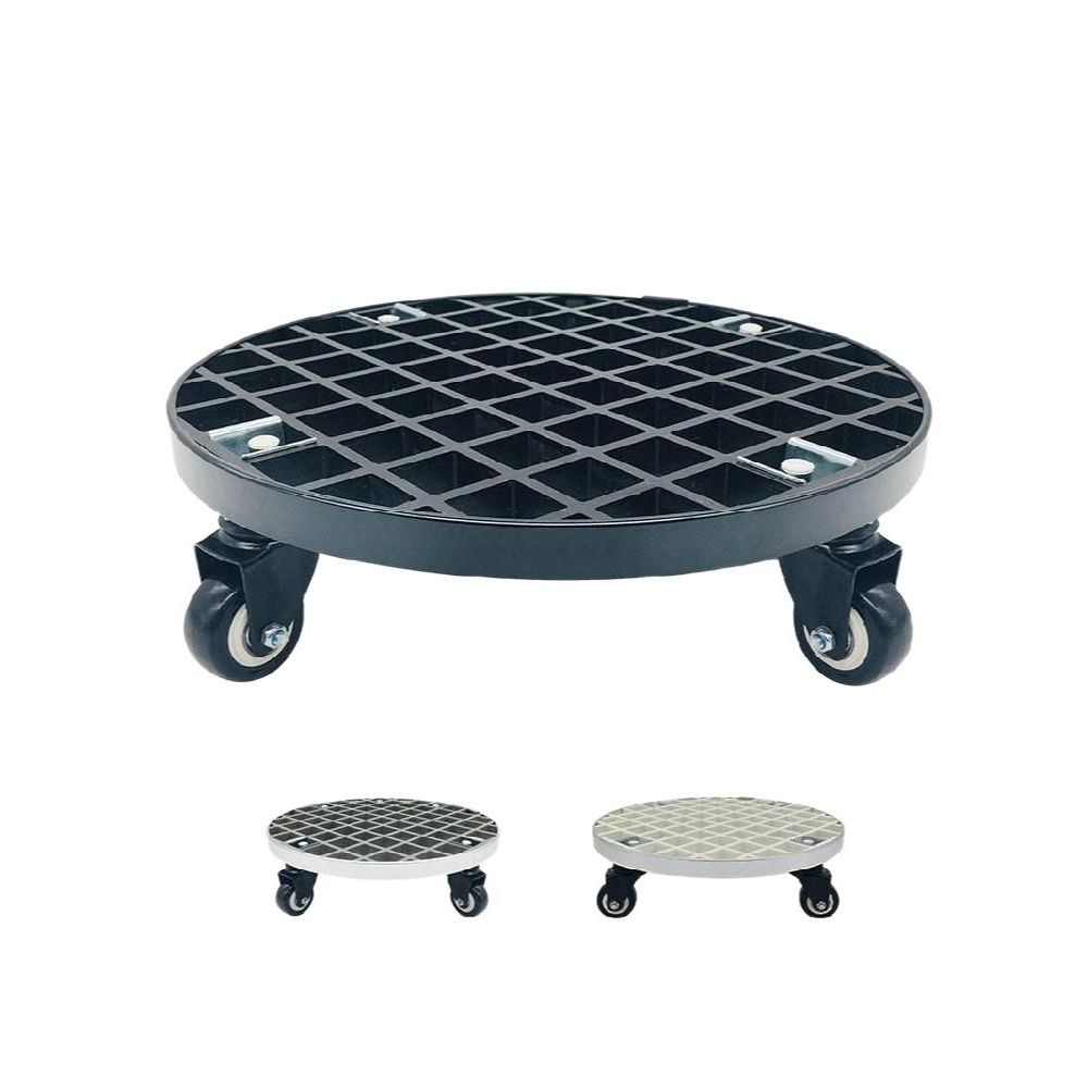 받침대 1개입 이동식 거치대 트레이 바퀴 화분 휠 12cm 50cm 지름 40cm 대야 운반기 대형 트레이 지름 12cm 1개입 대야 미 - 상품 이미지