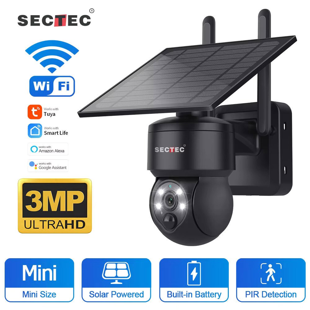 카메라 투야 실외무선 메모리카드 PIR 64G TF SHIWOJIA 와이파이/4G SECTEC 태양광 64G 메모리카드 TF - 상품 이미지