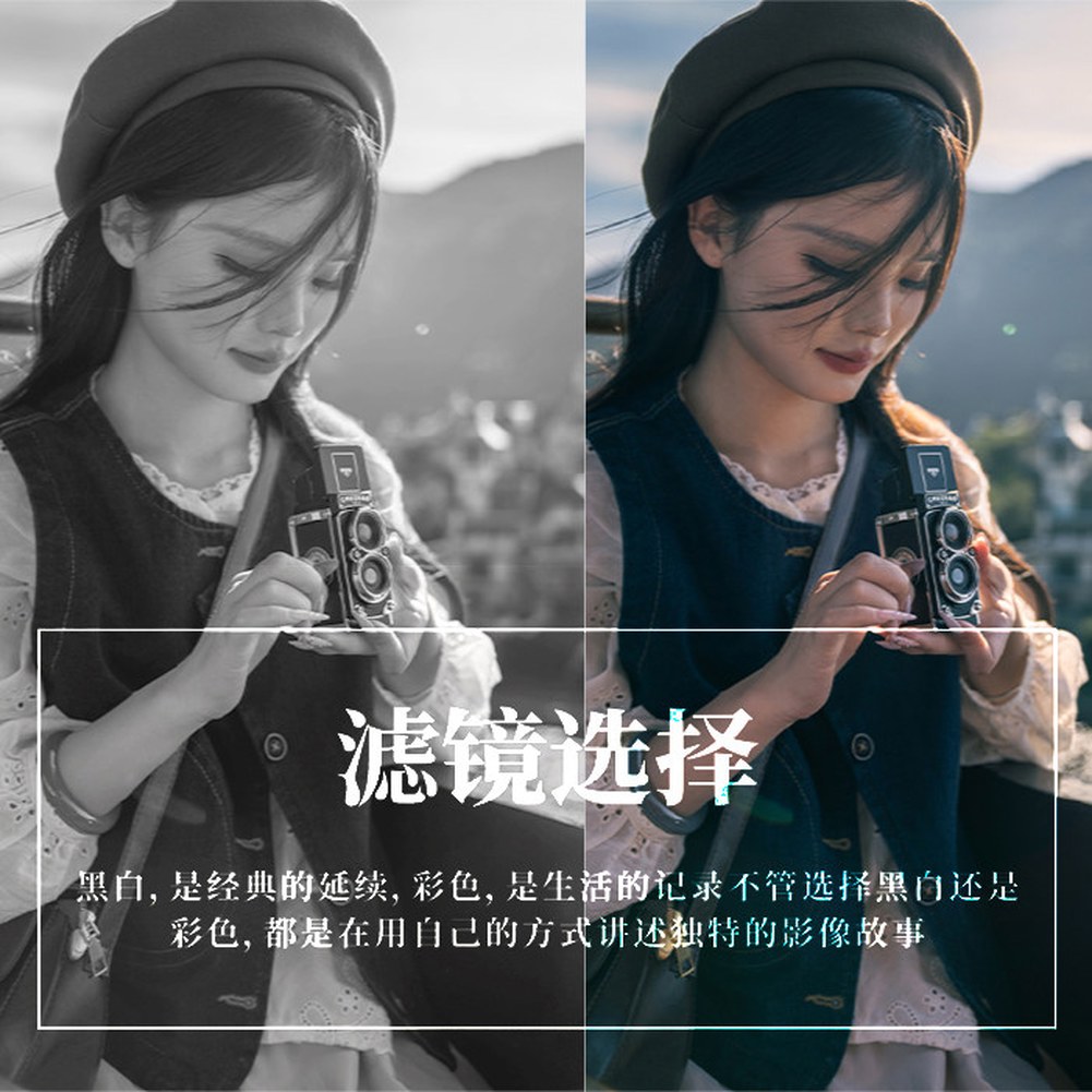 롤라이플렉스 가지2 카드리더기 인스턴트 소장 카메라 추가 복각 입문용 CHUZHAO 디지털 휴대용 클래식 1 M1 빈티지 카메라 16G 메모리카드 리더 - 상세 이미지 2