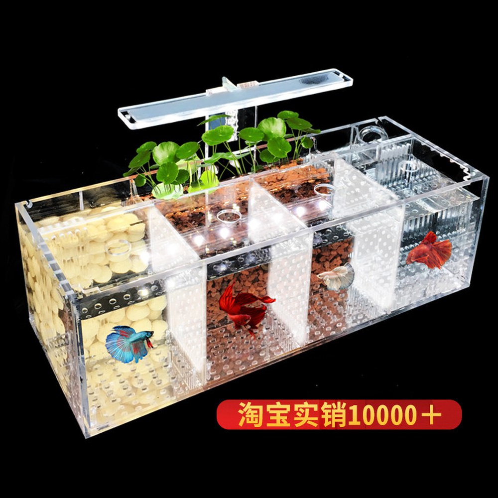 3그리드기본모델실린더블록 브리딩 베타어항 치어통 룹통 배면수조 칸막이 베타하우스 3단 어댑티브 히팅패드 가로33x세로21cm - 상세 이미지 2