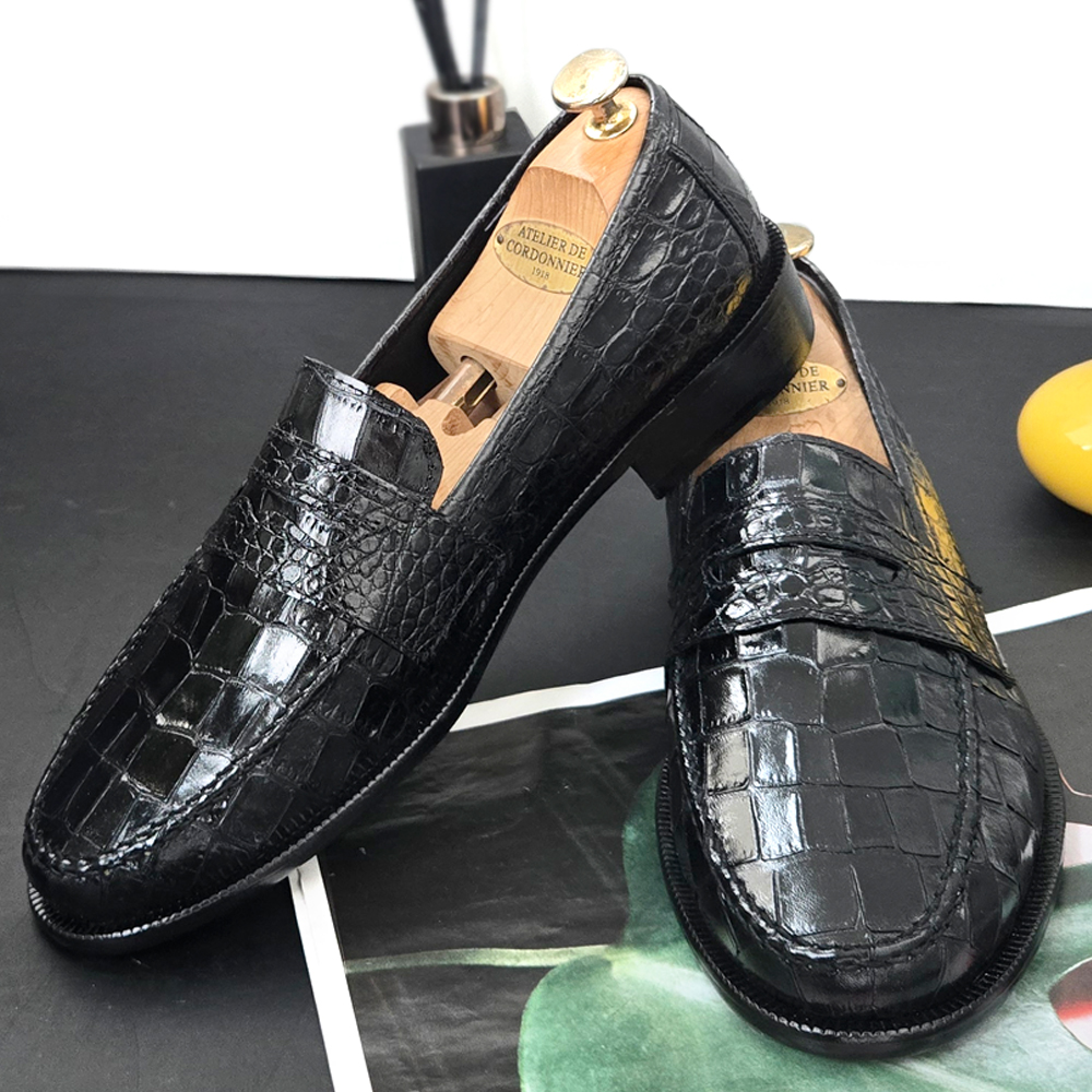 악어 페니로퍼 수제화 발편한구두 handmade - 상세 이미지 3