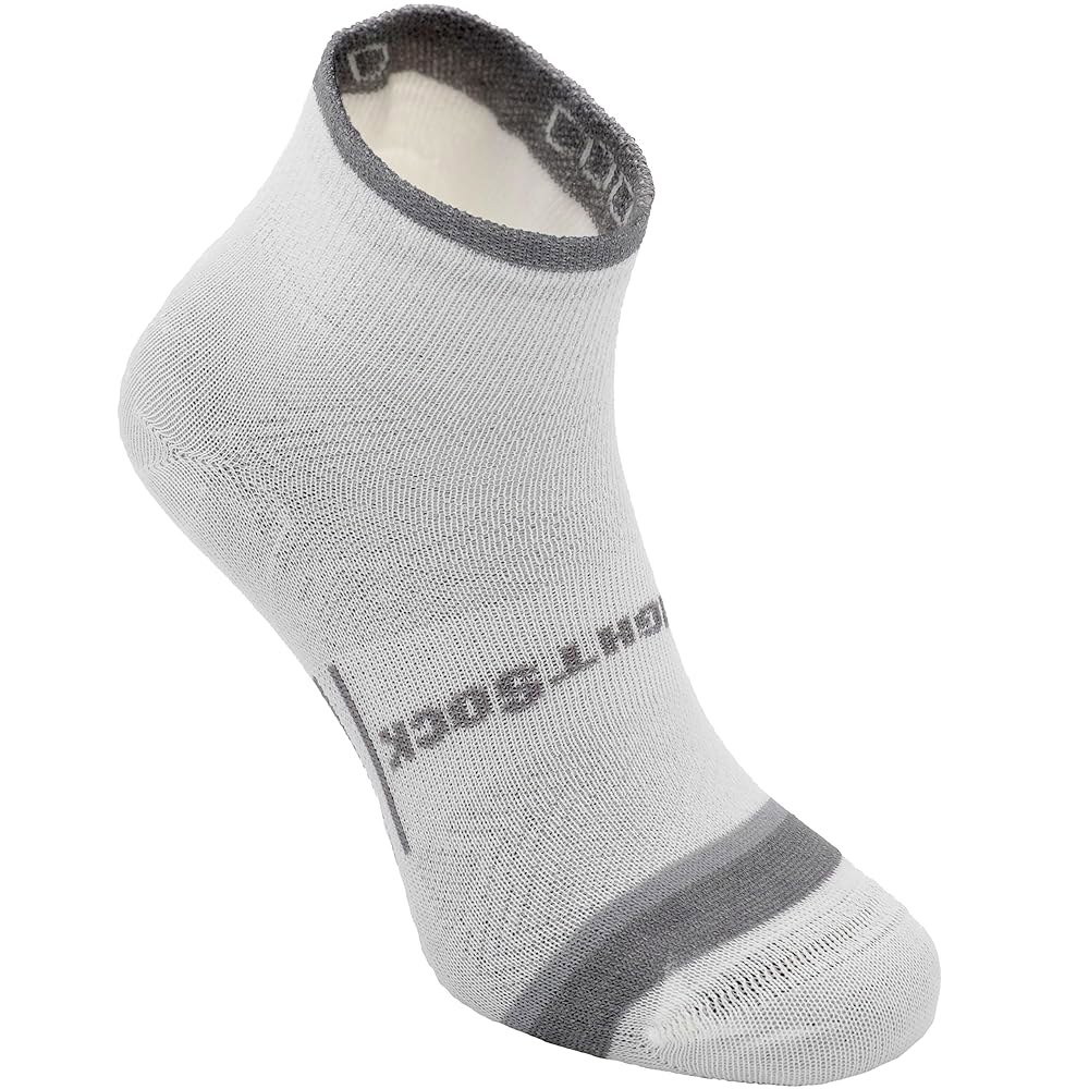Wrightsock CoolMesh II 쿼터 러닝 그레이, 스몰 물집 남성 미국산, 방지 친환경 - 화이트 여성용 양말 Alpine Green Small - 상품 이미지