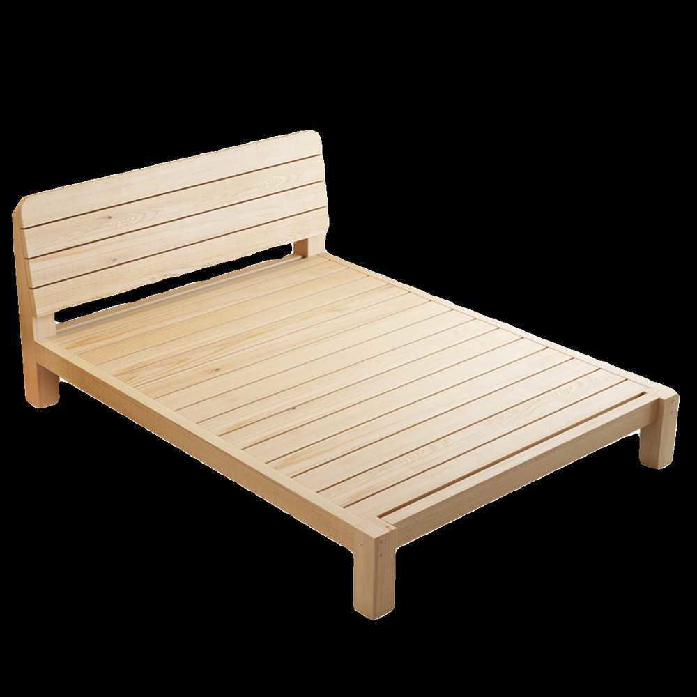 평상형 침대프레임 1200x2000mm 편백나무 30 원목침대 침대 조립식 - 상품 이미지