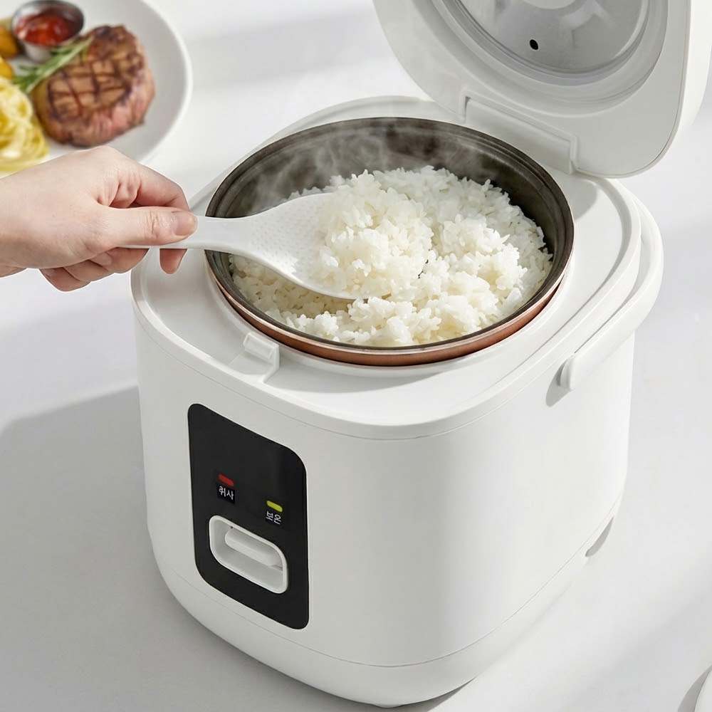 미니밥솥 보온 캠핑 1인용 밥솥 자취생 소형 전기밥통
